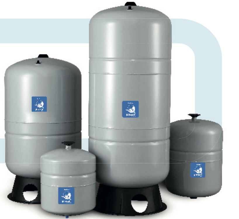 HeatWave Tank - 150 liter / 39.63 gallon vertical - 1" BSPP connection - 1.5 bar / 22 psi - Gray - MTHT-150-6